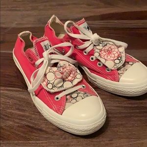 Red Patterned Converse All-Star